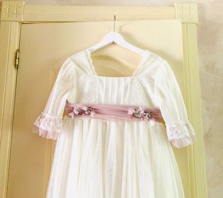 Vestido comunión Rosa Clará