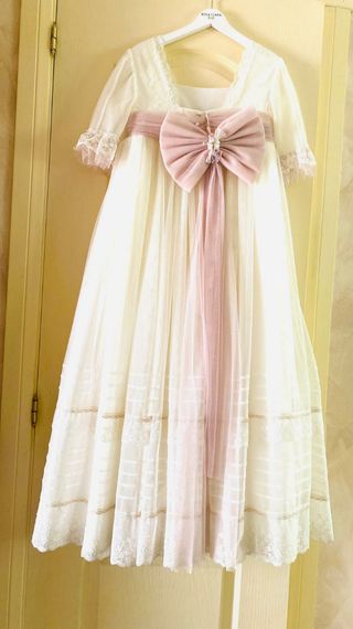 Vestido comunión Rosa Clará