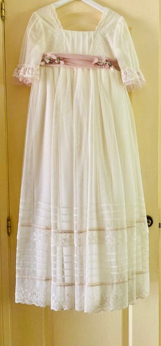 Vestido comunión Rosa Clará