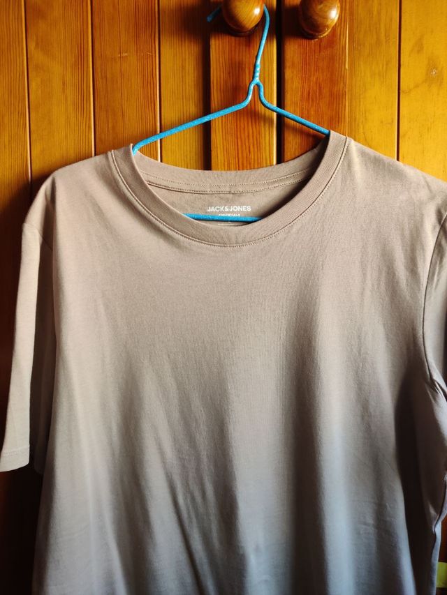 Camiseta básica beige Jack & Jones