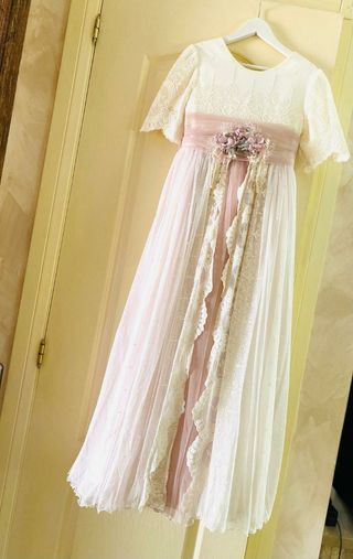 Vestido comunión Rosa Clará