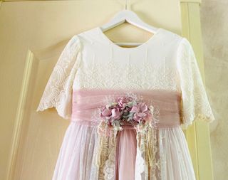 Vestido comunión Rosa Clará