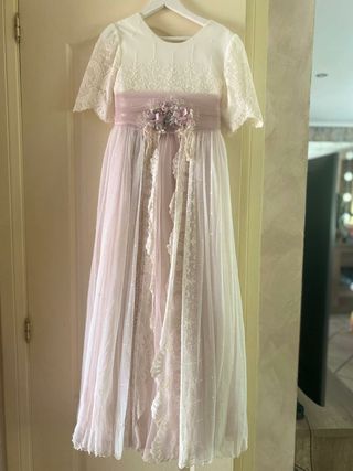 Vestido comunión Rosa Clará