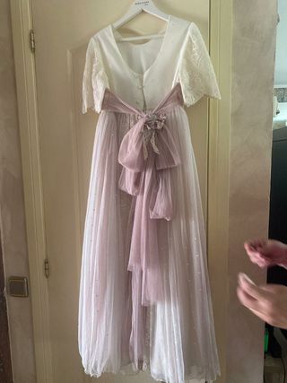 Vestido comunión Rosa Clará
