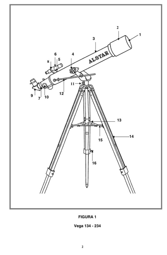 TELESCOPIO ASTRONOMICO  ALSTAR