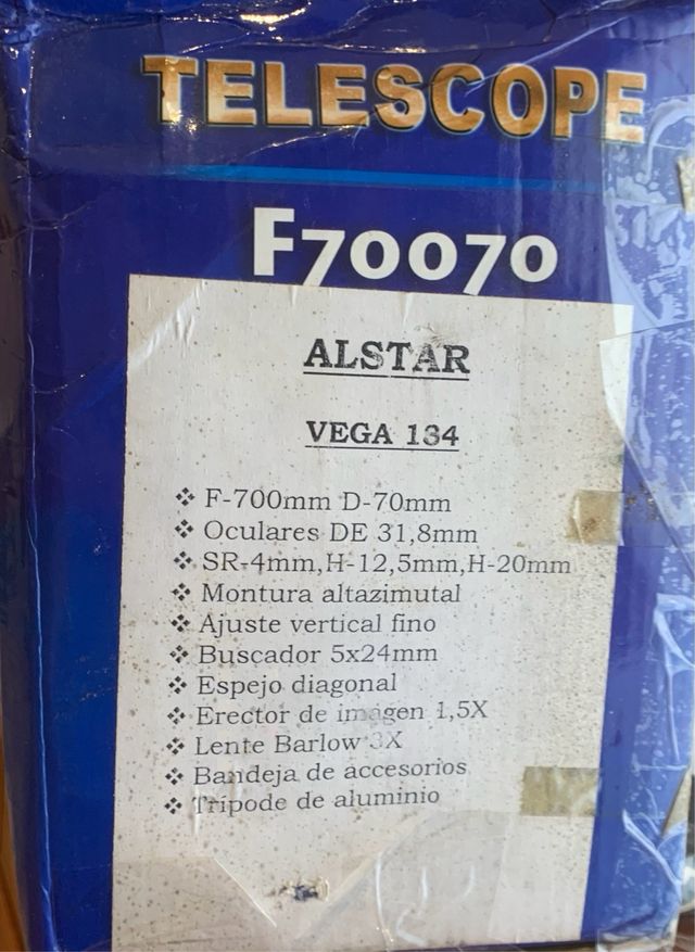 TELESCOPIO ASTRONOMICO  ALSTAR