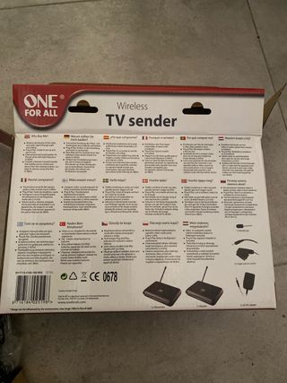 Transmisor inalambrico de audio y video