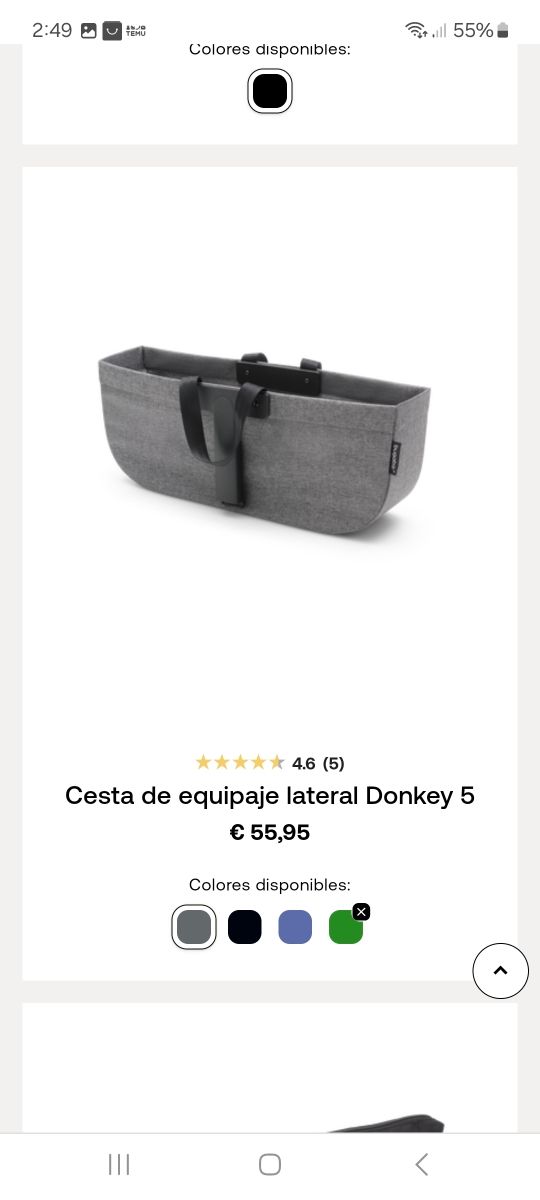 Capazo para boogaboo