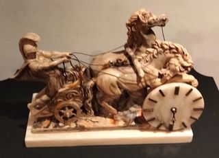 Figura carruaje de gladiador romano
