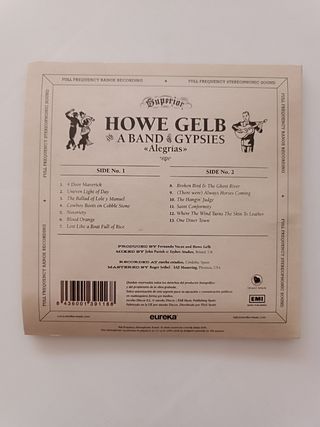 CD Howe Gelb & A Band of Gypsies "Alegrías"