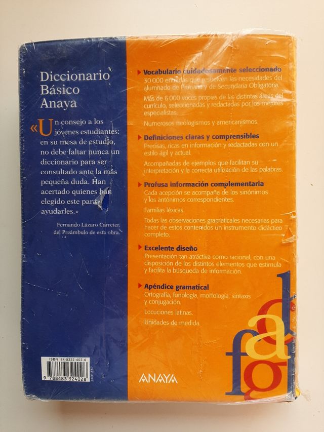 Diccionario básico Anaya (lengua castellana)