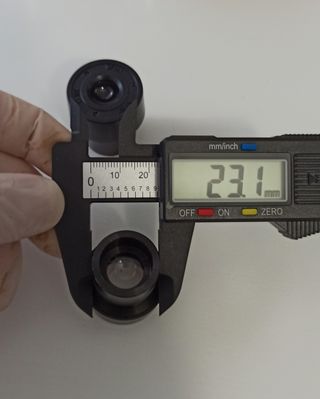 Par de oculares 16X para microscopio