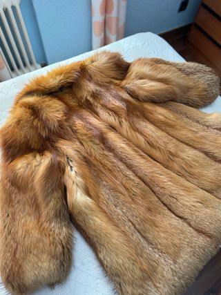 Abrigo de piel Zorro rojo