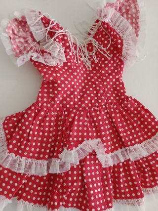 Traje nancy vestido flamenca sevillana gitana 