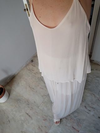 Conjunto falda y blusa