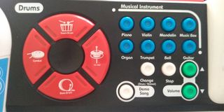 Teclado musical infantil 