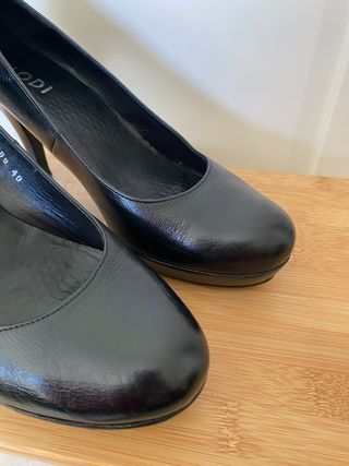 Zapatos altos de tacón
