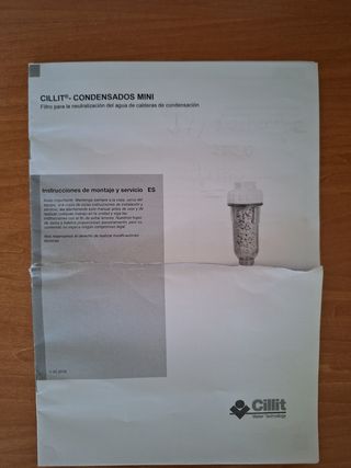 Filtro Neutralizador Caldera Condensación