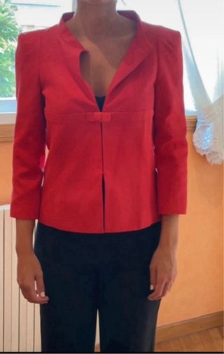 Chaqueta roja eventos caramelo