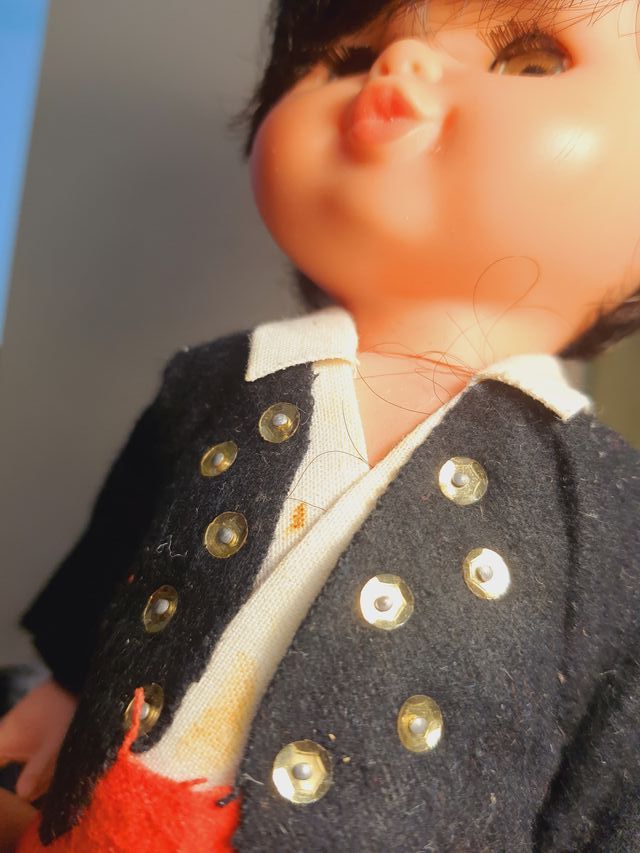 Pareja muñecos regionales. Años 80. Toyse