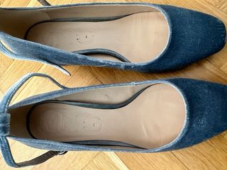 Zapato tercipelo mango