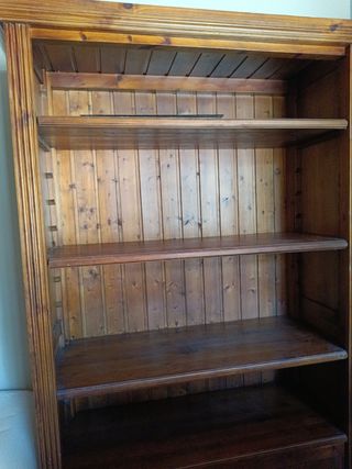 Mueble librería madera