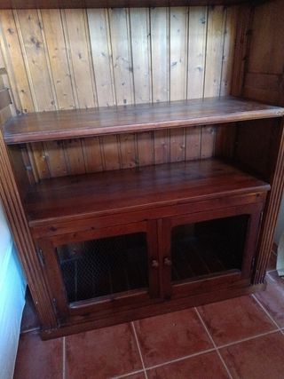Mueble librería madera