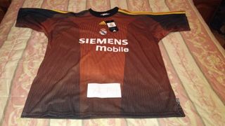 Camisa Real Madrid Talla XL Naranja