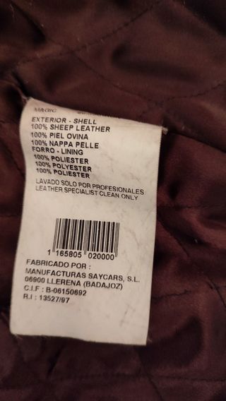 Chaqueta piel