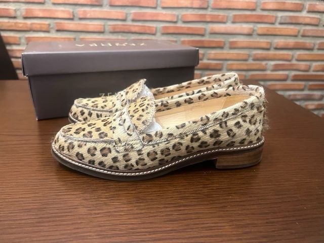 Mocasines leopardo