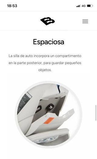 Silla coche grupo 0+:Bebecar easy maxi / 0 a 13kg