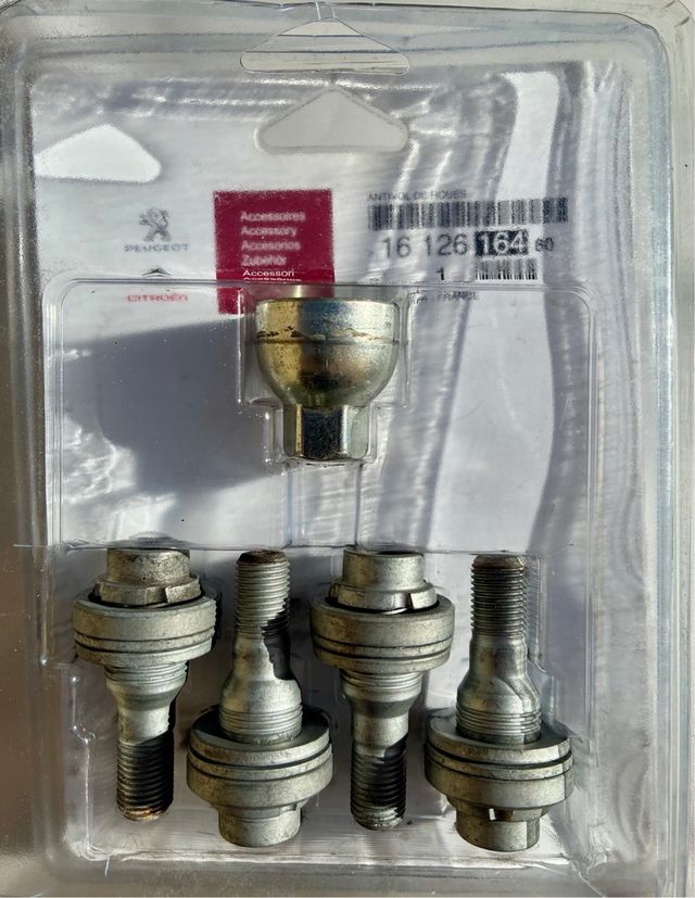 Tornillos antirobo peugeot Citroën