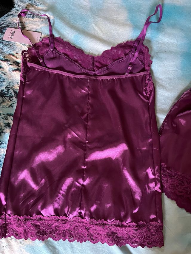 Completo lingerie top+shorts