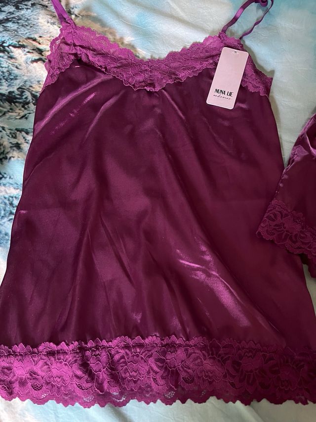 Completo lingerie top+shorts