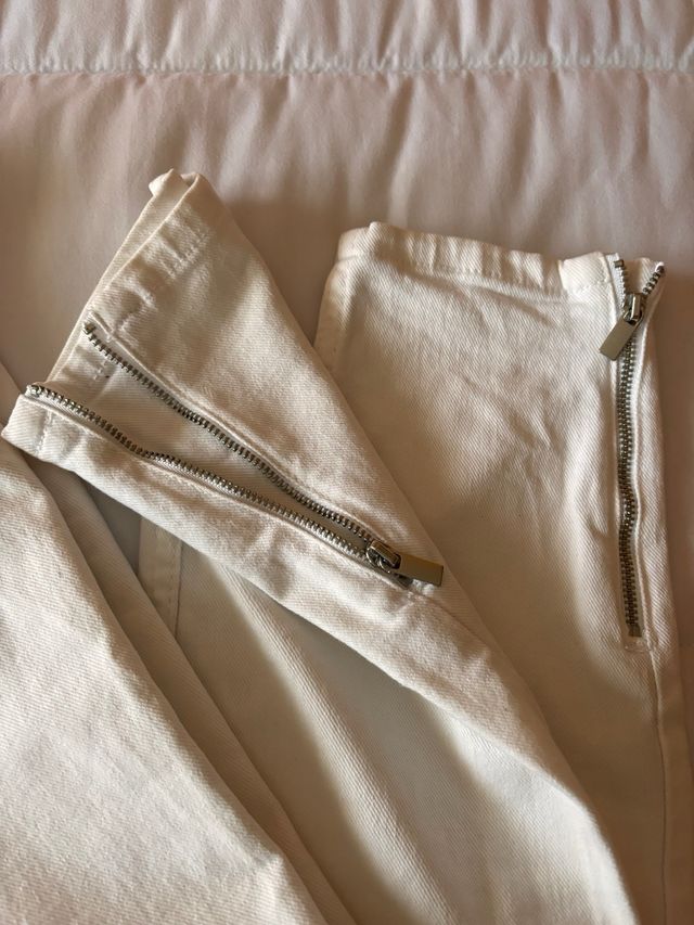 jeans blanco de Mango