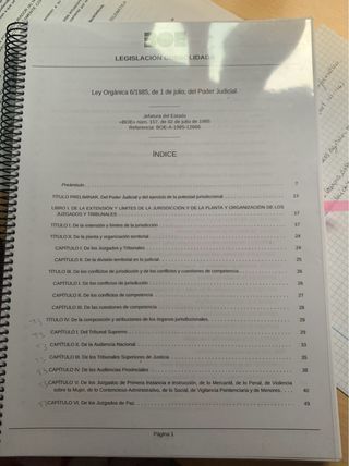 Ley organica del poder judicial