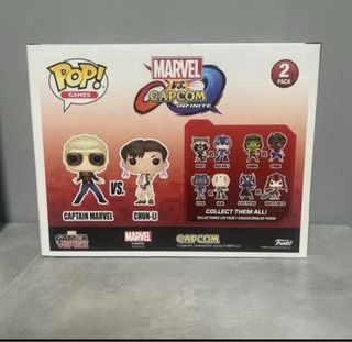 Cap Marvel vs Chun-Li Special Edition Funko Pop