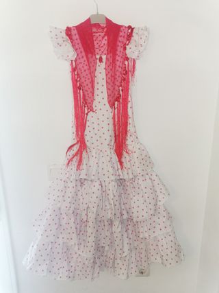 Traje de flamenca niña