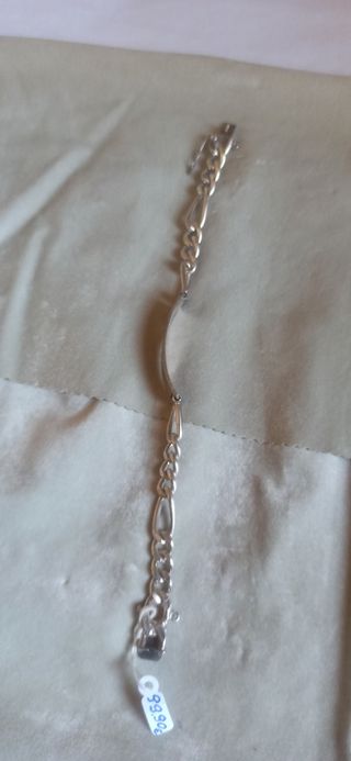Pulsera /esclava de plata 925 maciza. 22 cm. 32g