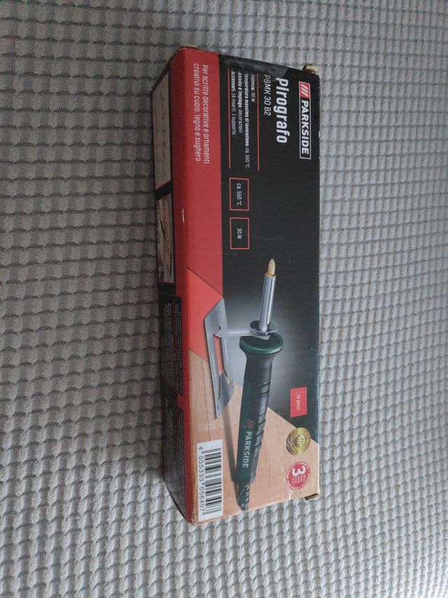 Pirografo grabador con accesorios