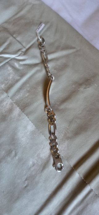 Pulsera /esclava de plata 925 maciza. 22 cm. 53g