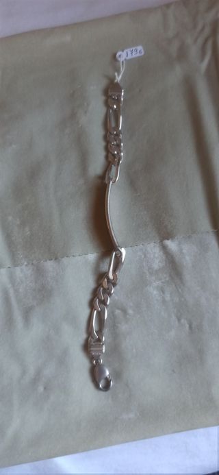 Pulsera /esclava de plata 925 maciza. 22 cm. 44 g