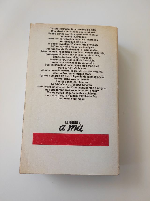 El Nom de la Rosa 