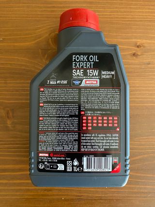 Aceite horquilla 15w