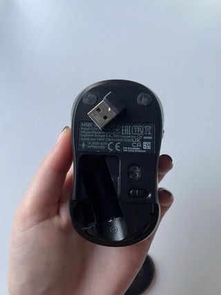 Logitech M185 Ratón Inalámbrico 1000DPI gris