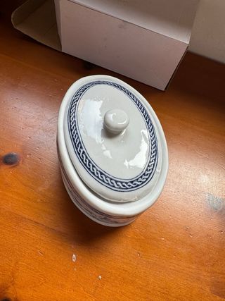 Joyero/caja porcelana artesano