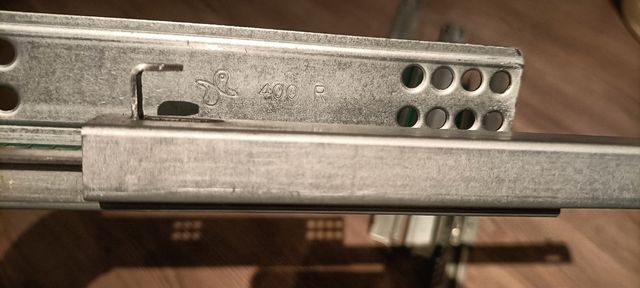 Guías de cajón con freno 3 pares