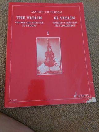 Libro violín teórico y práctico num 1