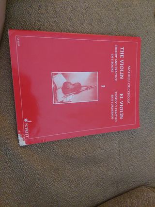 Libro violín teórico y práctico num 1