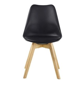 SILLA ESTILO NÓRDICO ASIENTO ACOLCHADO